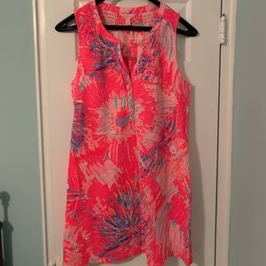 Lilly Pulitzer Never Been Better Essie Shift Dress L NWT